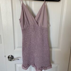 Purple mini dress